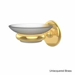 Cheap 🥰 Allied Brass Prestige Skyline Collection Clear Brass Wall-mounted Soap Dish 🛒 -Allied Brass Sales unnamed file 3267