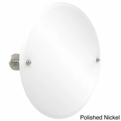 Deals 🎁 Allied Brass Unframed Round Bathroom Tilt Wall Mirror 🎁