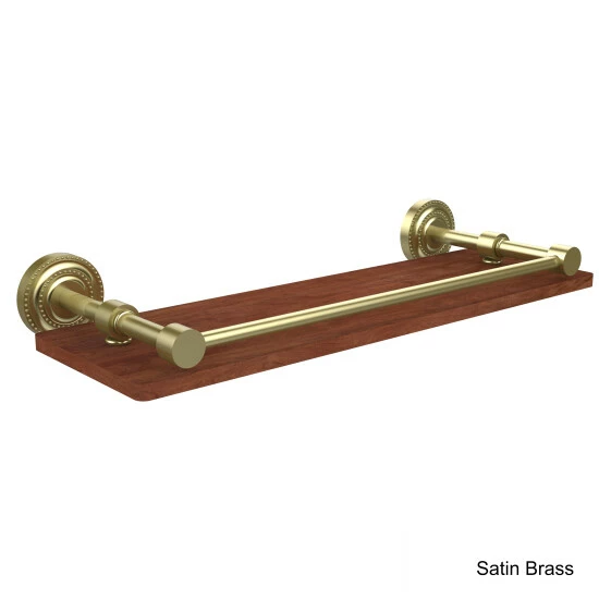 Hot Sale ๐ Allied Brass Dottingham Collection Clear Solid IPE Ironwood 16-inch Shelf With Gallery Rail ๐ฅฐ 7 Hot Sale ๐ Allied Brass Dottingham Collection Clear Solid IPE Ironwood 16-inch Shelf With Gallery Rail ๐ฅฐ - Image 5