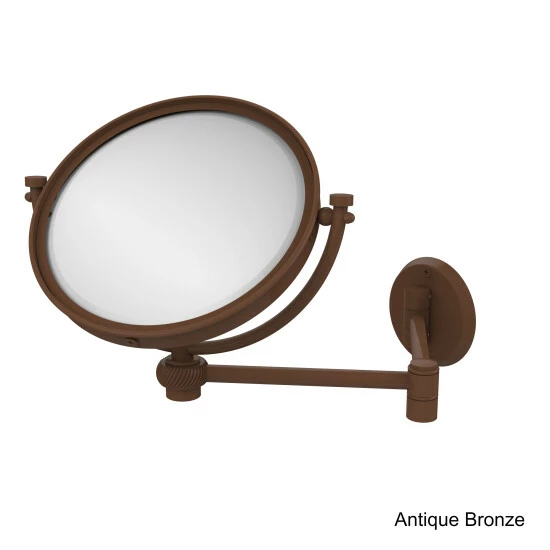 Budget ๐ฏ Allied Brass 8 Inch Wall Mounted Extending Make-Up Mirror 2X Magnification With Twist Accent - 8"D Polished Chrome ๐งจ 10 Budget ๐ฏ Allied Brass 8 Inch Wall Mounted Extending Make-Up Mirror 2X Magnification With Twist Accent - 8"D Polished Chrome ๐งจ - Image 8