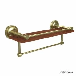 Best deal 🔔 Allied Brass Prestige Regal Collection Clear IPE Ironwood 16-inch Shelf With Gallery Rail And Towel Bar ⌛ -Allied Brass Sales unnamed file 3465