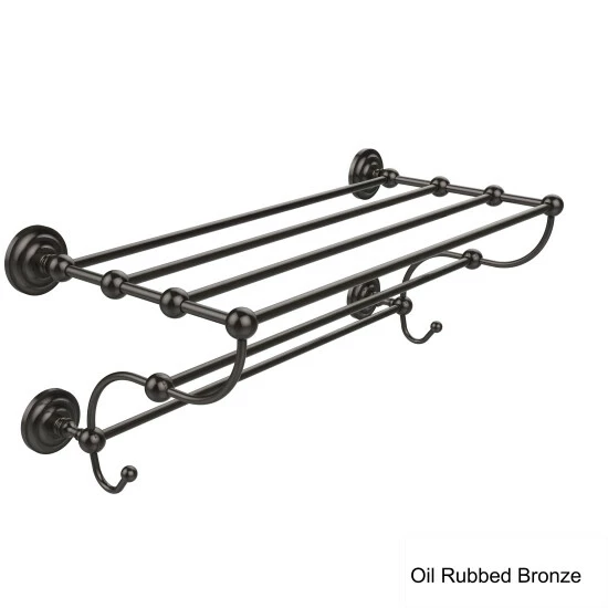 Best deal 🎉 Allied Brass Prestige Que New Collection Solid Brass 36-inch Train Rack Towel Shelf - 36 Black/clear 😉 8 Best deal 🎉 Allied Brass Prestige Que New Collection Solid Brass 36-inch Train Rack Towel Shelf - 36 Black/clear 😉 - Image 6