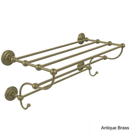 Best deal 🎉 Allied Brass Prestige Que New Collection Solid Brass 36-inch Train Rack Towel Shelf - 36 Black/clear 😉 9 Best deal 🎉 Allied Brass Prestige Que New Collection Solid Brass 36-inch Train Rack Towel Shelf - 36 Black/clear 😉 - Image 7