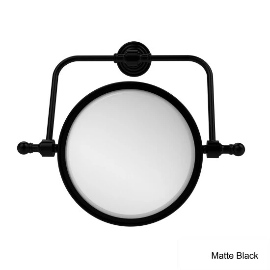 New ❤️ Allied Brass Retro Wave Collection Wall Mounted Swivel Make-Up Mirror 8-inch Diameter With 4X Magnification - 8"D 😉 7 New ❤️ Allied Brass Retro Wave Collection Wall Mounted Swivel Make-Up Mirror 8-inch Diameter With 4X Magnification - 8"D 😉 - Image 5
