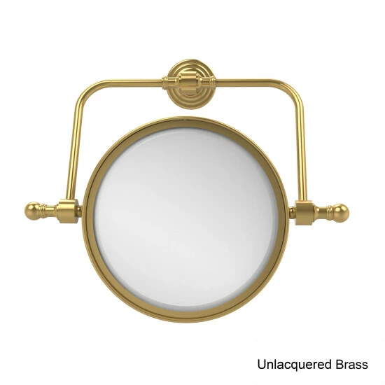 New ❤️ Allied Brass Retro Wave Collection Wall Mounted Swivel Make-Up Mirror 8-inch Diameter With 4X Magnification - 8"D 😉 8 New ❤️ Allied Brass Retro Wave Collection Wall Mounted Swivel Make-Up Mirror 8-inch Diameter With 4X Magnification - 8"D 😉 - Image 6