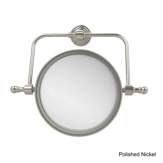 New ❤️ Allied Brass Retro Wave Collection Wall Mounted Swivel Make-Up Mirror 8-inch Diameter With 4X Magnification - 8"D 😉 10 New ❤️ Allied Brass Retro Wave Collection Wall Mounted Swivel Make-Up Mirror 8-inch Diameter With 4X Magnification - 8"D 😉 - Image 8