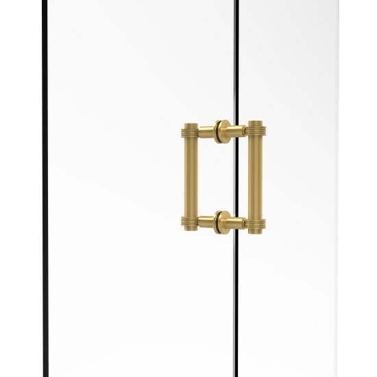 Cheap ⭐ Allied Brass Contemporary 6-inch Back-to-back Shower Door Pull With Dotted Accent ✨ 3 Cheap ⭐ Allied Brass Contemporary 6-inch Back-to-back Shower Door Pull With Dotted Accent ✨
