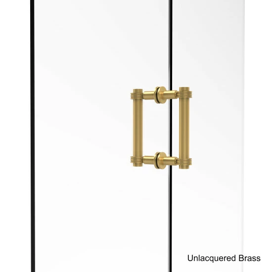 Cheap ⭐ Allied Brass Contemporary 6-inch Back-to-back Shower Door Pull With Dotted Accent ✨ 4 Cheap ⭐ Allied Brass Contemporary 6-inch Back-to-back Shower Door Pull With Dotted Accent ✨ - Image 2