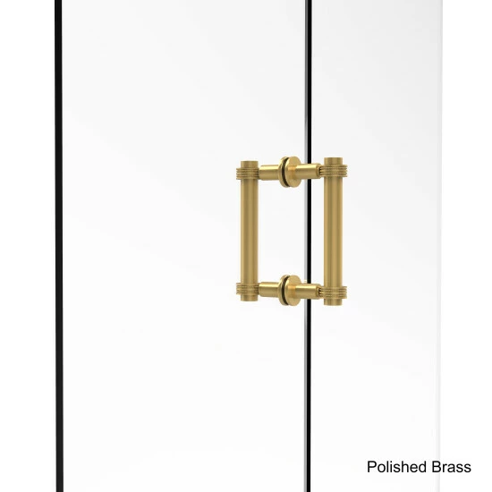 Cheap ⭐ Allied Brass Contemporary 6-inch Back-to-back Shower Door Pull With Dotted Accent ✨ 5 Cheap ⭐ Allied Brass Contemporary 6-inch Back-to-back Shower Door Pull With Dotted Accent ✨ - Image 3