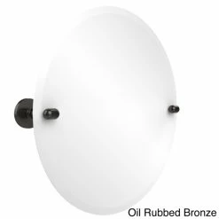 Best Pirce 😀 Allied Brass Unframed Round Tilt Wall Mirror Tango Collection With Beveled Edge 🎁