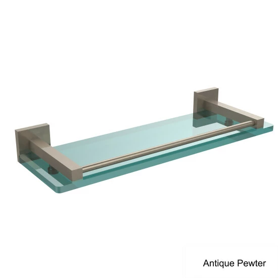 Buy ❤️ Allied Brass Montero Collection 16-inch Glass Shelf With Gallery Rail - 16" Polished Brass 🥰 7 Buy ❤️ Allied Brass Montero Collection 16-inch Glass Shelf With Gallery Rail - 16" Polished Brass 🥰 - Image 5