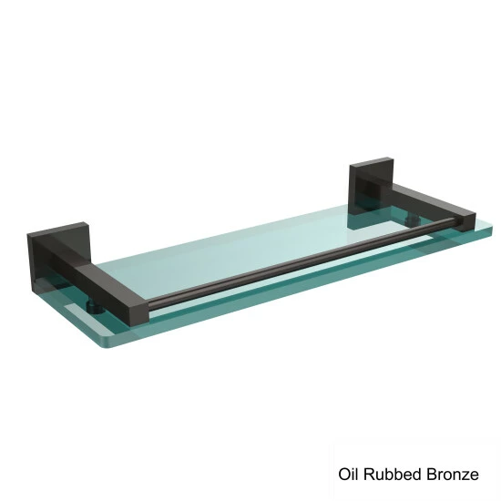 Buy ❤️ Allied Brass Montero Collection 16-inch Glass Shelf With Gallery Rail - 16" Polished Brass 🥰 9 Buy ❤️ Allied Brass Montero Collection 16-inch Glass Shelf With Gallery Rail - 16" Polished Brass 🥰 - Image 7