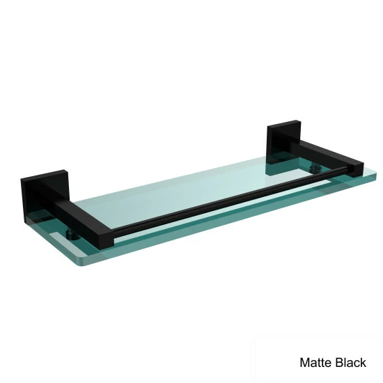 Buy ❤️ Allied Brass Montero Collection 16-inch Glass Shelf With Gallery Rail - 16" Polished Brass 🥰 10 Buy ❤️ Allied Brass Montero Collection 16-inch Glass Shelf With Gallery Rail - 16" Polished Brass 🥰 - Image 8