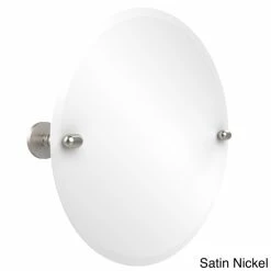 Best Pirce 😀 Allied Brass Unframed Round Tilt Wall Mirror Tango Collection With Beveled Edge 🎁 -Allied Brass Sales unnamed file 370