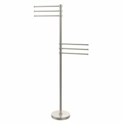 Hot Sale 💯 Allied Brass Towel Stand With 6 Pivoting Arms - 49"h Bronzefinish ❤️