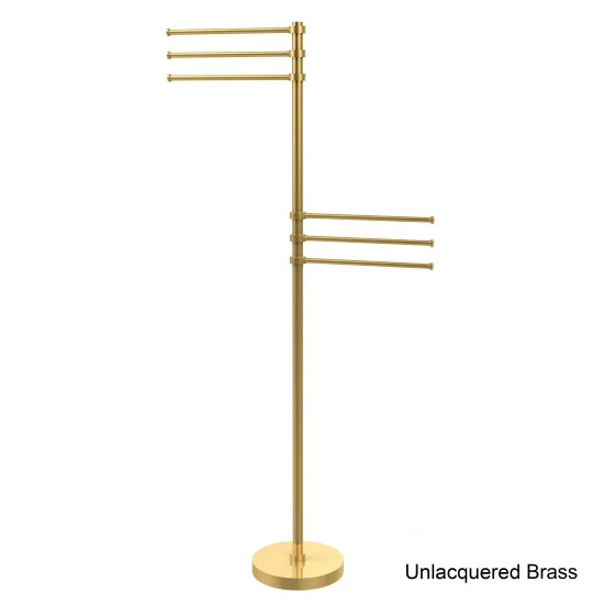 Hot Sale 💯 Allied Brass Towel Stand With 6 Pivoting Arms - 49"h Bronzefinish ❤️ 5 Hot Sale 💯 Allied Brass Towel Stand With 6 Pivoting Arms - 49"h Bronzefinish ❤️ - Image 3
