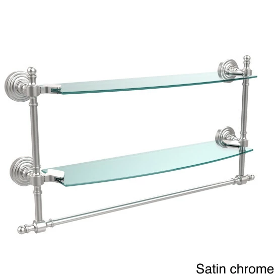 Coupon ๐ Allied Brass Retro Wave Collection 18-inch Two Tiered Glass Shelf With Integrated Towel Bar ๐คฉ 6 Coupon ๐ Allied Brass Retro Wave Collection 18-inch Two Tiered Glass Shelf With Integrated Towel Bar ๐คฉ - Image 4