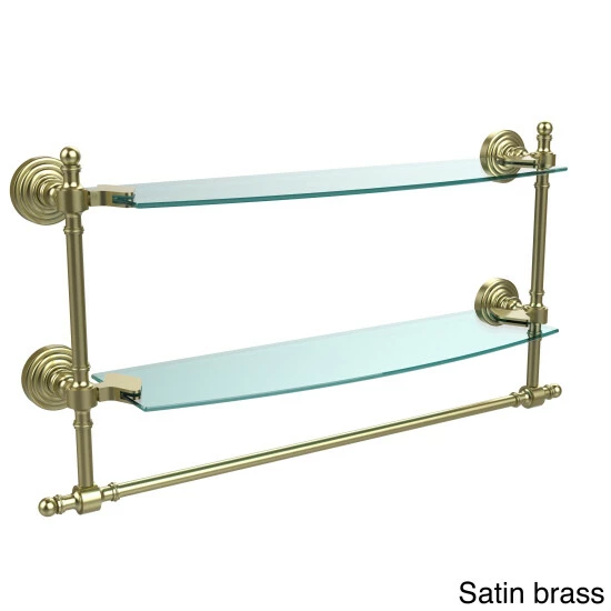 Coupon ๐ Allied Brass Retro Wave Collection 18-inch Two Tiered Glass Shelf With Integrated Towel Bar ๐คฉ 7 Coupon ๐ Allied Brass Retro Wave Collection 18-inch Two Tiered Glass Shelf With Integrated Towel Bar ๐คฉ - Image 5