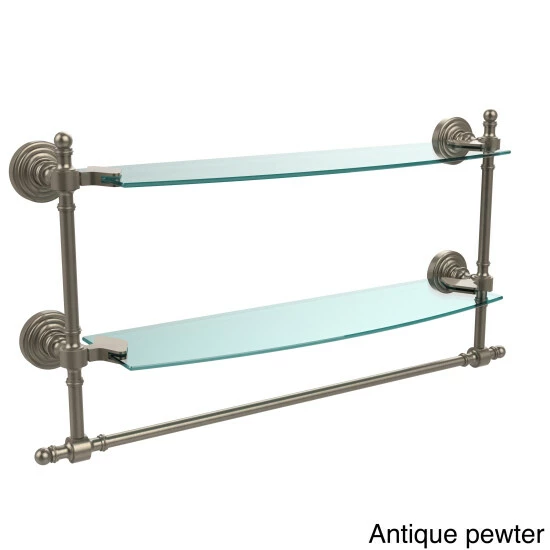 Coupon ๐ Allied Brass Retro Wave Collection 18-inch Two Tiered Glass Shelf With Integrated Towel Bar ๐คฉ 9 Coupon ๐ Allied Brass Retro Wave Collection 18-inch Two Tiered Glass Shelf With Integrated Towel Bar ๐คฉ - Image 7