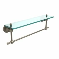 Hot Sale 🧨 Allied Brass Allie Brass Astor Place Collection Glass Shelf With Towel Bar Antique Copper ❤️ -Allied Brass Sales unnamed file 3722