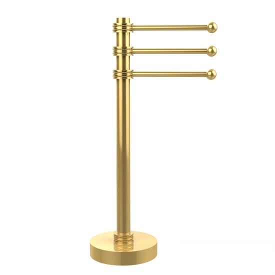 Budget ๐งจ Allied Brass Clear Brass Vanity Top 3-swing Arm Guest Towel Holder With Dotted Accents ๐ 3 Budget ๐งจ Allied Brass Clear Brass Vanity Top 3-swing Arm Guest Towel Holder With Dotted Accents ๐