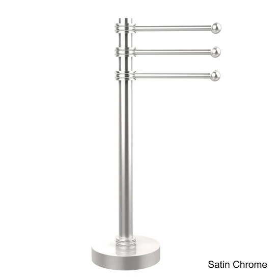 Budget ๐งจ Allied Brass Clear Brass Vanity Top 3-swing Arm Guest Towel Holder With Dotted Accents ๐ 6 Budget ๐งจ Allied Brass Clear Brass Vanity Top 3-swing Arm Guest Towel Holder With Dotted Accents ๐ - Image 4