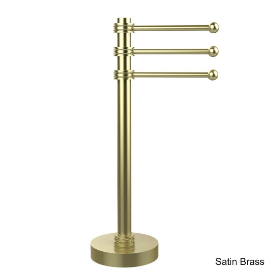 Budget ๐งจ Allied Brass Clear Brass Vanity Top 3-swing Arm Guest Towel Holder With Dotted Accents ๐ 7 Budget ๐งจ Allied Brass Clear Brass Vanity Top 3-swing Arm Guest Towel Holder With Dotted Accents ๐ - Image 5