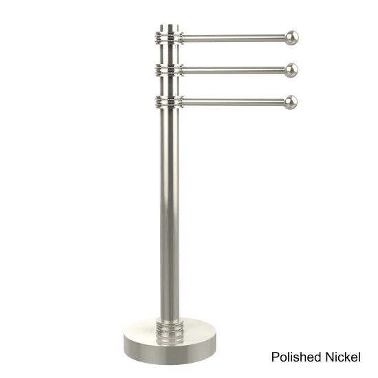 Budget ๐งจ Allied Brass Clear Brass Vanity Top 3-swing Arm Guest Towel Holder With Dotted Accents ๐ 8 Budget ๐งจ Allied Brass Clear Brass Vanity Top 3-swing Arm Guest Towel Holder With Dotted Accents ๐ - Image 6