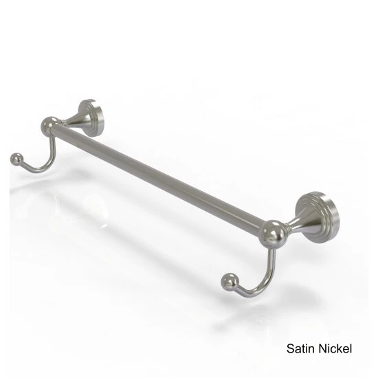 Flash Sale 🛒 Allied Brass Sag Harbor Collection 24 Inch Towel Bar With Integrated Hooks - 24" Unlacquered Brass ⭐ 5 Flash Sale 🛒 Allied Brass Sag Harbor Collection 24 Inch Towel Bar With Integrated Hooks - 24" Unlacquered Brass ⭐ - Image 3