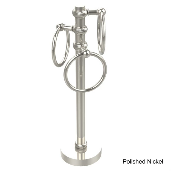 Outlet ๐คฉ Allied Brass Vanity Top 3-towel Ring Guest Towel Holder With Twisted Accents ๐ฏ 9 Outlet ๐คฉ Allied Brass Vanity Top 3-towel Ring Guest Towel Holder With Twisted Accents ๐ฏ - Image 7