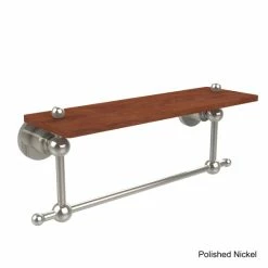 Buy 🧨 Allied Brass Astor Place Collection 16-inch Ironwood Shelf With Integrated Towel Bar 🎉 -Allied Brass Sales unnamed file 3816