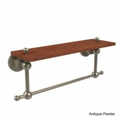 Buy 🧨 Allied Brass Astor Place Collection 16-inch Ironwood Shelf With Integrated Towel Bar 🎉 -Allied Brass Sales unnamed file 3817