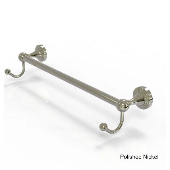 Flash Sale 🛒 Allied Brass Sag Harbor Collection 24 Inch Towel Bar With Integrated Hooks - 24" Unlacquered Brass ⭐ 8 Flash Sale 🛒 Allied Brass Sag Harbor Collection 24 Inch Towel Bar With Integrated Hooks - 24" Unlacquered Brass ⭐ - Image 6