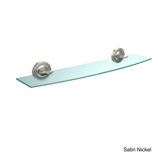 Best deal π Allied Brass Regal Collection 24 Inch Glass Shelf - 5"D X 24"W X 3.1"H Antique Brass 𧨠4 Best deal π Allied Brass Regal Collection 24 Inch Glass Shelf - 5"D X 24"W X 3.1"H Antique Brass 𧨠- Image 2