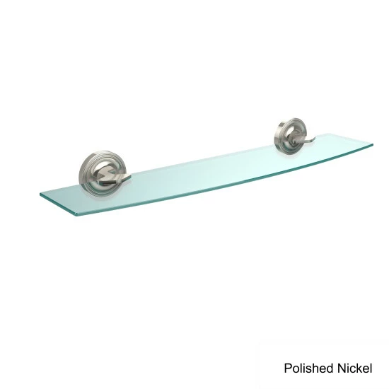 Best deal π Allied Brass Regal Collection 24 Inch Glass Shelf - 5"D X 24"W X 3.1"H Antique Brass 𧨠8 Best deal π Allied Brass Regal Collection 24 Inch Glass Shelf - 5"D X 24"W X 3.1"H Antique Brass 𧨠- Image 6