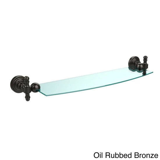 Cheapest 🔥 Allied Brass Retro Wave 18-inch Glass Shelf 🎉 8 Cheapest 🔥 Allied Brass Retro Wave 18-inch Glass Shelf 🎉 - Image 6