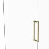 Outlet 💯 Allied Brass Contemporary 18-inch Back-to-back Shower Door Pull With Twisted Accent 🎉 -Allied Brass Sales unnamed file 3992