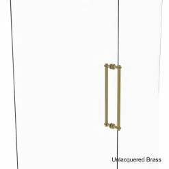 Outlet 💯 Allied Brass Contemporary 18-inch Back-to-back Shower Door Pull With Twisted Accent 🎉 -Allied Brass Sales unnamed file 3993