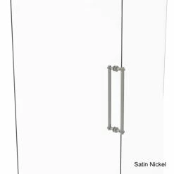 Outlet 💯 Allied Brass Contemporary 18-inch Back-to-back Shower Door Pull With Twisted Accent 🎉 -Allied Brass Sales unnamed file 3996