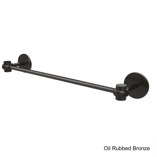 Outlet ๐ Allied Brass Satellite Orbit One Collection Silver Brass 36-inch Towel Bar With Twist Accents โจ 7 Outlet ๐ Allied Brass Satellite Orbit One Collection Silver Brass 36-inch Towel Bar With Twist Accents โจ - Image 5