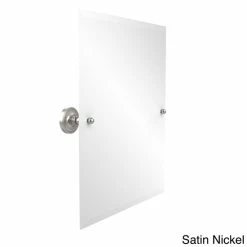 Best Pirce 🔔 Allied Brass Prestige Regal Beveled Edge Unframed Rectangular Tilt Wall Mirror 🔔