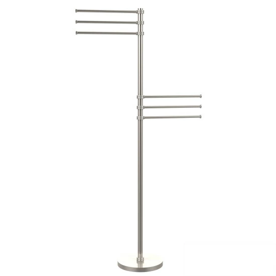 New 😀 Allied Brass Towel Stand With 12-inch Arms ✔️ 3 New 😀 Allied Brass Towel Stand With 12-inch Arms ✔️