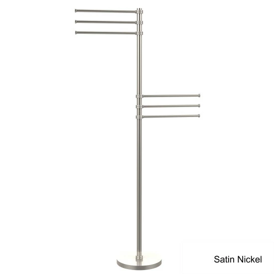 New 😀 Allied Brass Towel Stand With 12-inch Arms ✔️ 4 New 😀 Allied Brass Towel Stand With 12-inch Arms ✔️ - Image 2