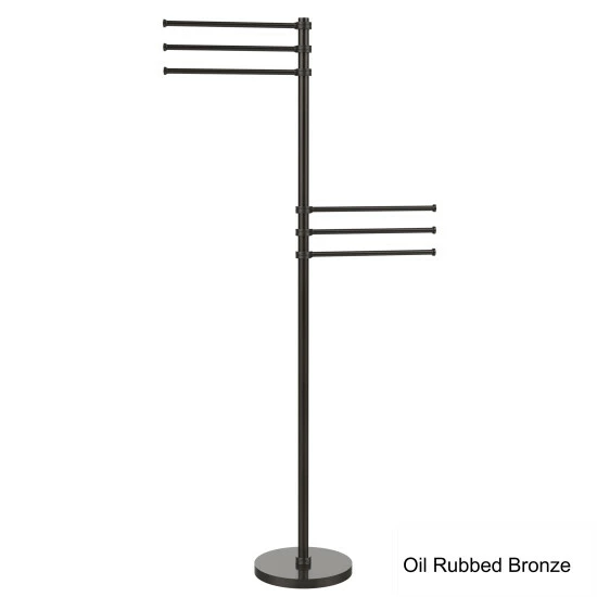 New 😀 Allied Brass Towel Stand With 12-inch Arms ✔️ 6 New 😀 Allied Brass Towel Stand With 12-inch Arms ✔️ - Image 4