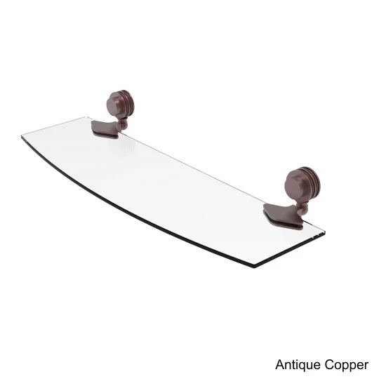 New 🛒 Allied Brass Venus Collection 18 Inch Glass Shelf With Dotted Accents 🤩 8 New 🛒 Allied Brass Venus Collection 18 Inch Glass Shelf With Dotted Accents 🤩 - Image 6