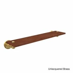 Budget ⌛ Allied Brass Washington Square Collection Clear IPE Ironwood 22-inch Solid Shelf 😉 -Allied Brass Sales unnamed file 4242