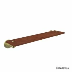 Budget ⌛ Allied Brass Washington Square Collection Clear IPE Ironwood 22-inch Solid Shelf 😉 -Allied Brass Sales unnamed file 4245