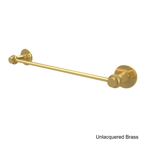 Promo 👍 Allied Brass Mercury Collection Brass 36-inch Towel Bar With Twist Accent 💯 4 Promo 👍 Allied Brass Mercury Collection Brass 36-inch Towel Bar With Twist Accent 💯 - Image 2