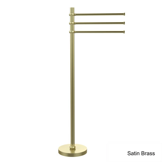 Cheapest 🛒 Allied Brass Towel Stand With 3 Pivoting Arms - 39"H 🎉 5 Cheapest 🛒 Allied Brass Towel Stand With 3 Pivoting Arms - 39"H 🎉 - Image 3