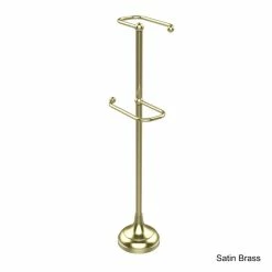 Promo 🥰 Allied Brass Free-standing 2-roll Toilet Tissue Stand 🛒 -Allied Brass Sales unnamed file 454
